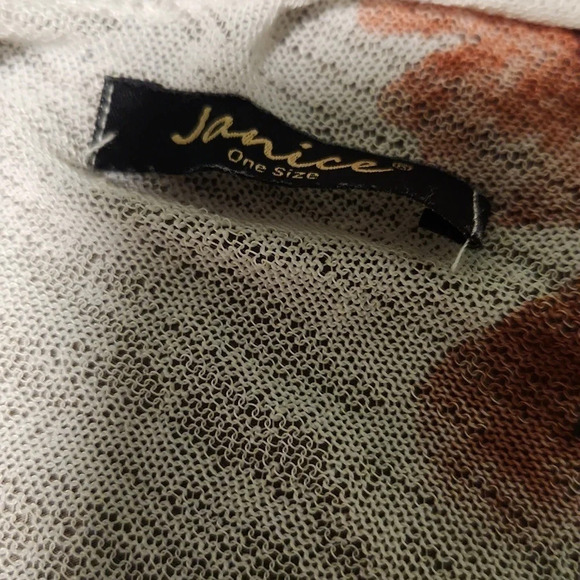 White and Pink Floral Duster - Picture 12 of 13